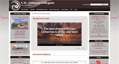 Desktop Screenshot of fwjohnsoncollegiate.rbe.sk.ca